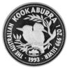 1 oz Kookaburra 1993 reverse