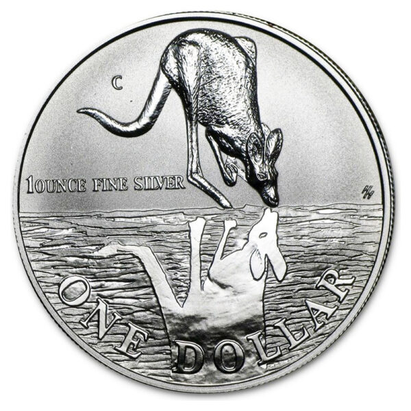 1 oz australian kangaroo 1997 reverse