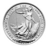1 oz britannia fine silver bullion coin reverse