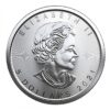 1 oz maple leaf 2021 silver coin obverse
