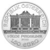 1 oz vienna philharmonic 2022 silver coin reverse