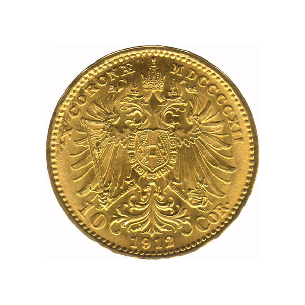 10 Corona Franz Joseph I reverse size