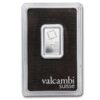 10 gram platinum bar valcambi front