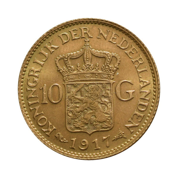 10 gulden Wilhelmina 1911 1923 reverse size
