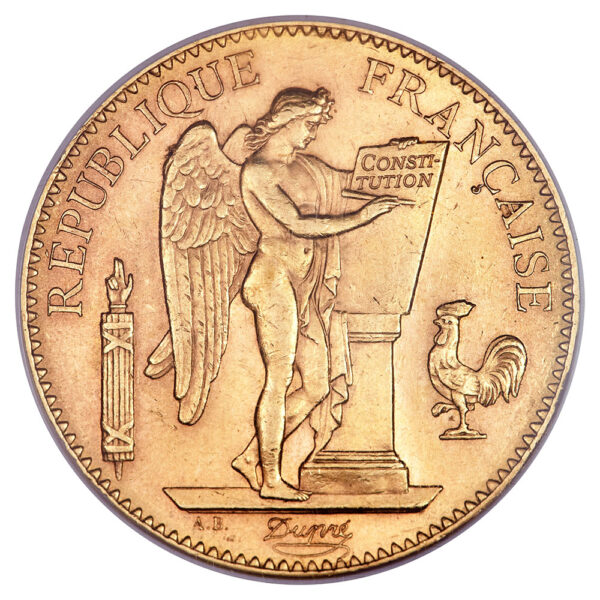 100 Francs Constitution 1907 1914 obverse