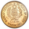 100 Soles Oro 1965 reverse