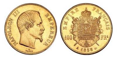 100 francs napoleon iii 1 w