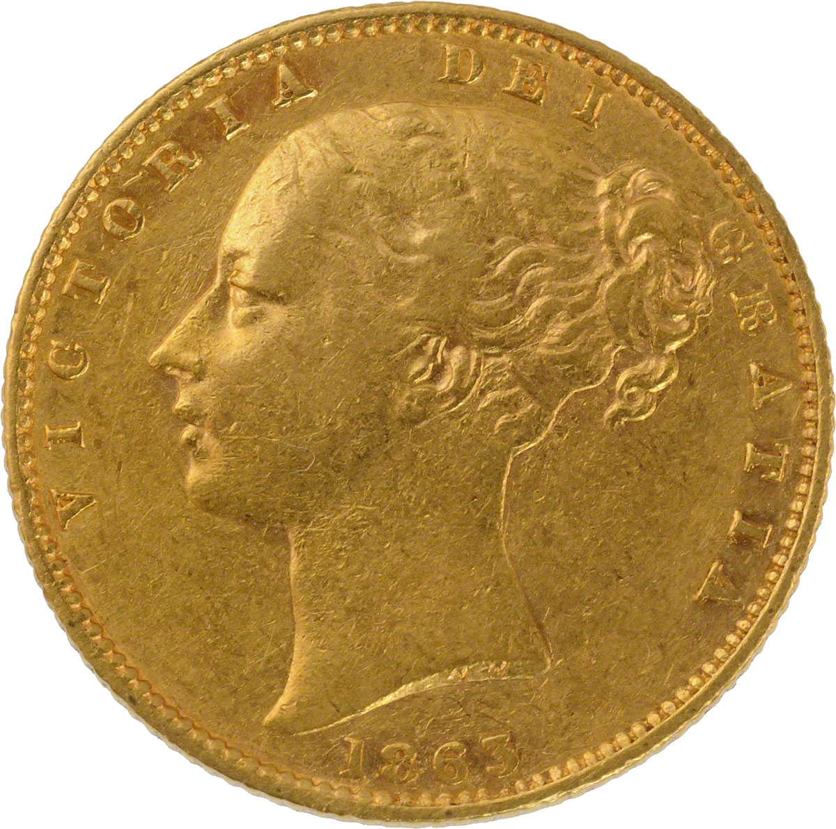 1863 Βικτώρια (Νομισματοκοπείο Λονδίνου)