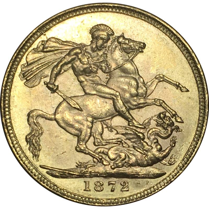 1872 Βικτώρια (Νομισματοκοπείο Λονδίνου)