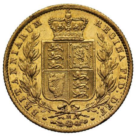 1872 Βικτώρια – Θυρεός (Νομισματοκοπείο Μελβούρνης)