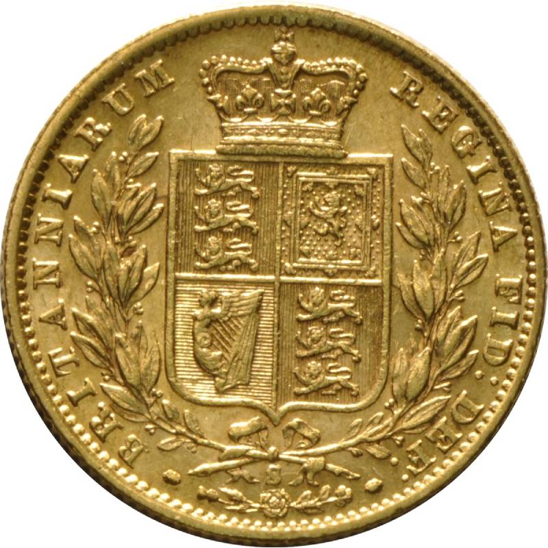 1872 Βικτώρια – Θυρεός (Νομισματοκοπείο Σίδνεϊ)