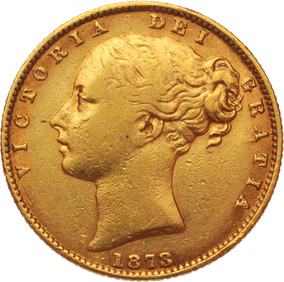 1873 Βικτώρια – Θυρεός (Νομισματοκοπείο Σίδνεϊ)