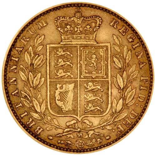 1874 Βικτώρια – Θυρεός (Νομισματοκοπείο Μελβούρνης)
