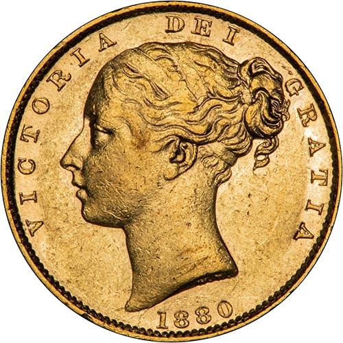 1880 Βικτώρια – Θυρεός (Νομισματοκοπείο Σίδνεϊ)