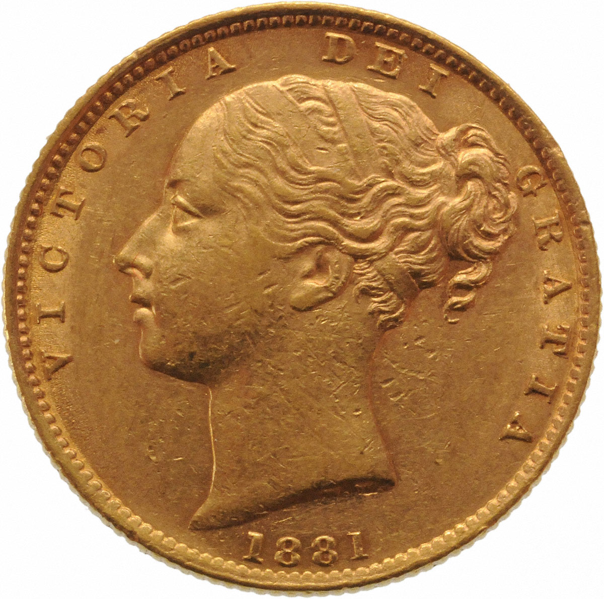 1881 Βικτώρια – Θυρεός (Νομισματοκοπείο Σίδνεϊ)