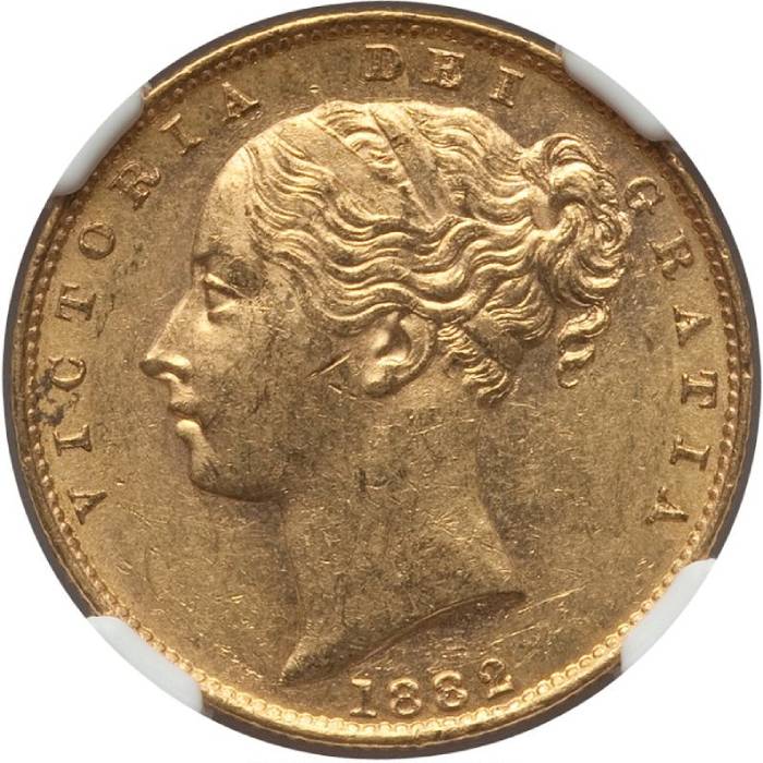 1882 Βικτώρια – Θυρεός (Νομισματοκοπείο Μελβούρνης)