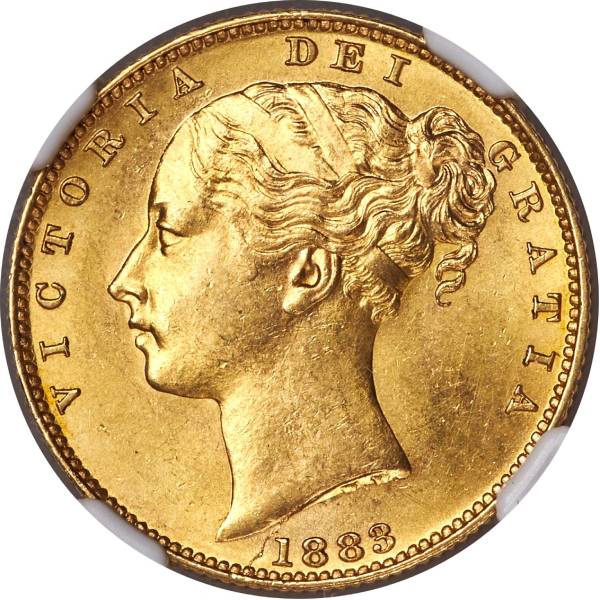 1883 Βικτώρια – Θυρεός (Νομισματοκοπείο Μελβούρνης)
