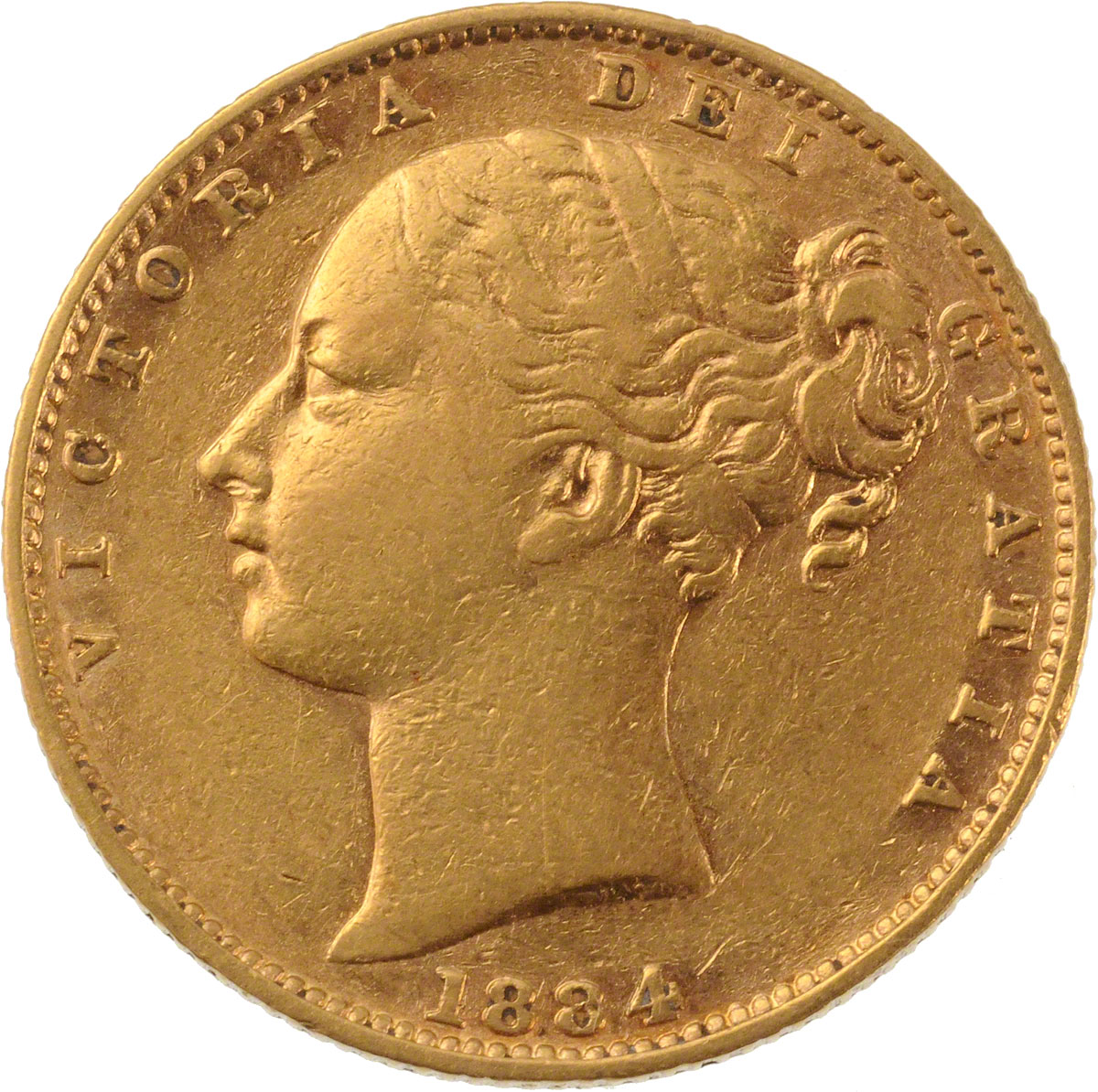 1884 Βικτώρια – Θυρεός (Νομισματοκοπείο Μελβούρνης)