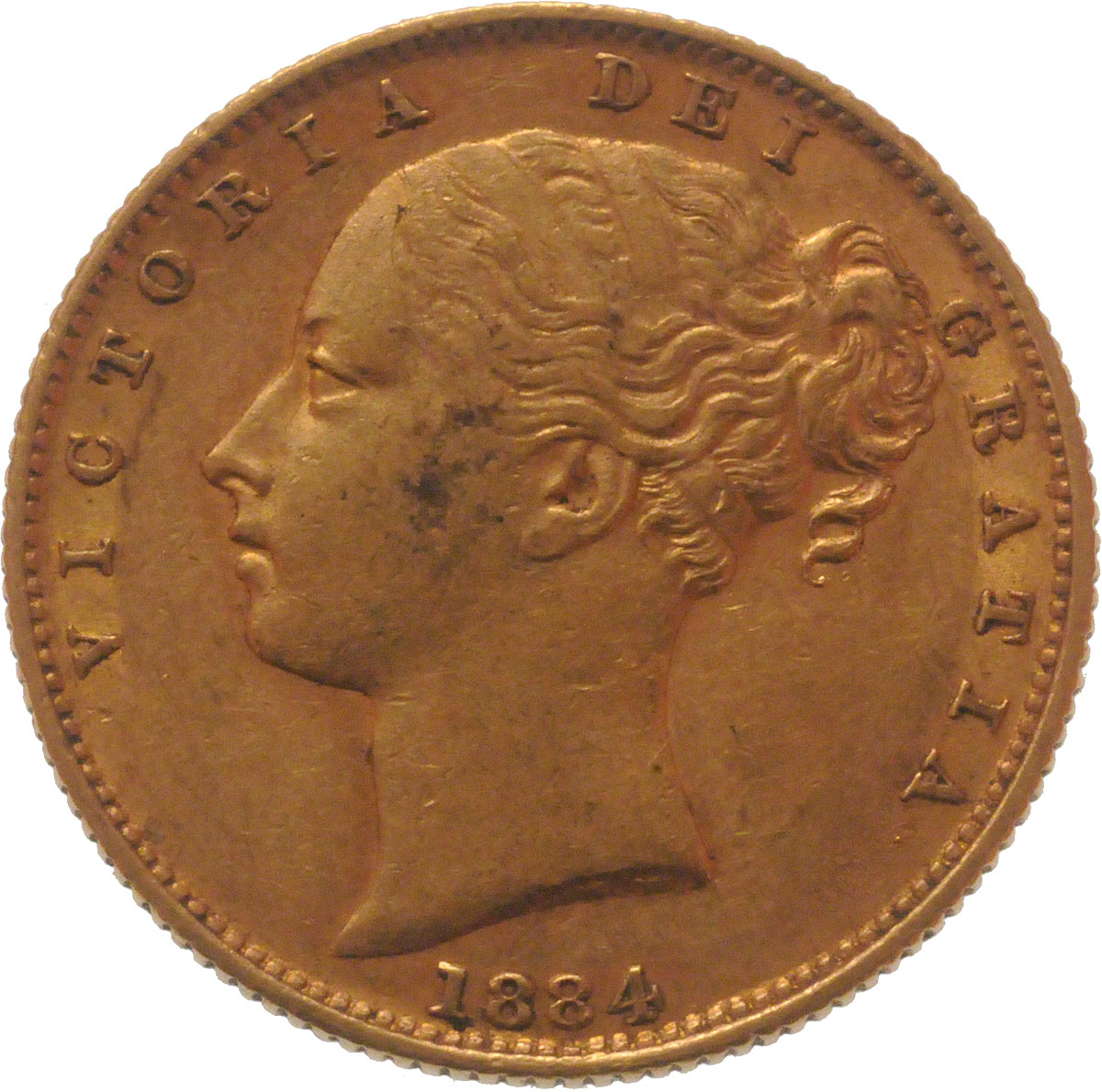 1884 Βικτώρια – Θυρεός (Νομισματοκοπείο Σίδνεϊ)