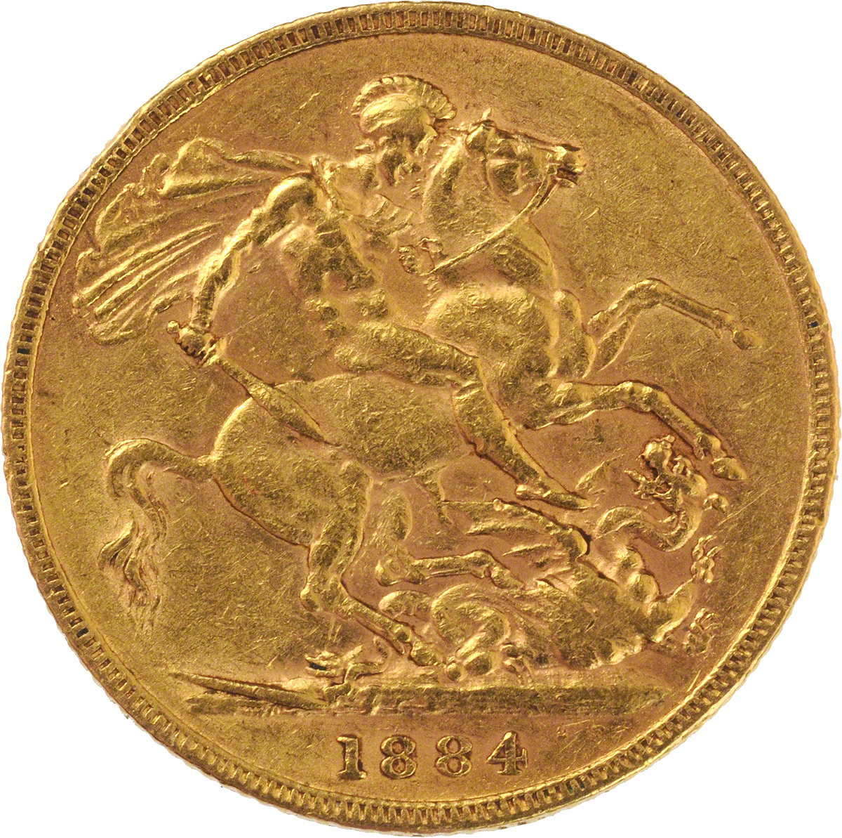 1884 Βικτώρια (Νομισματοκοπείο Λονδίνου)