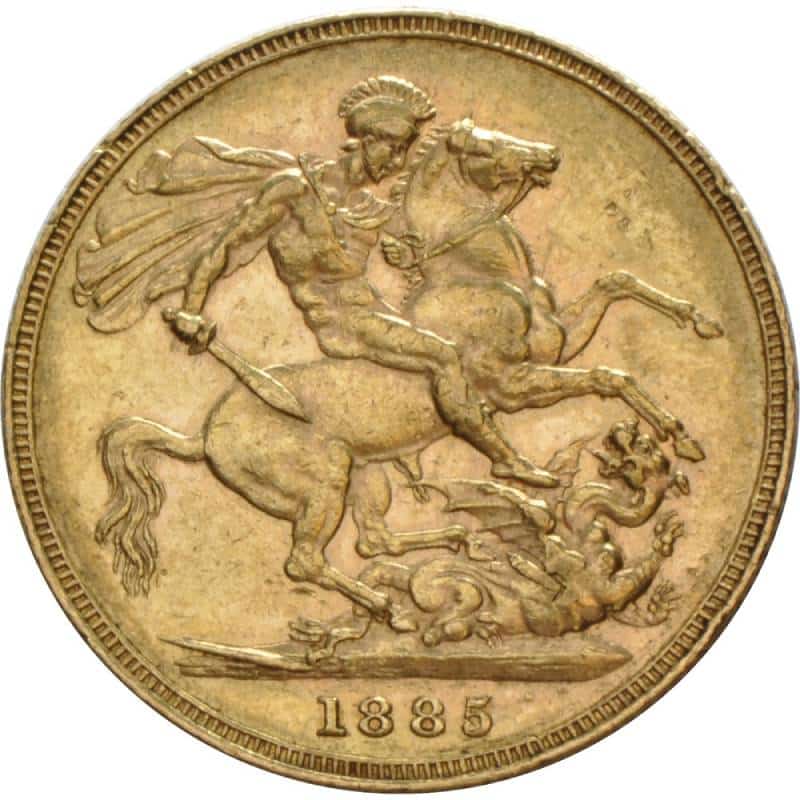 1885 Βικτώρια (Νομισματοκοπείο Λονδίνου)