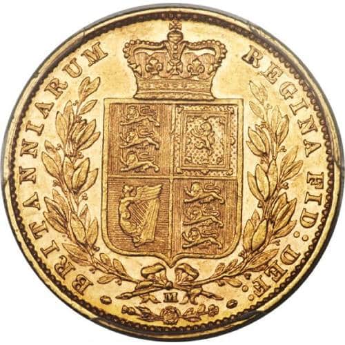 1886 Βικτώρια – Θυρεός (Νομισματοκοπείο Μελβούρνης)