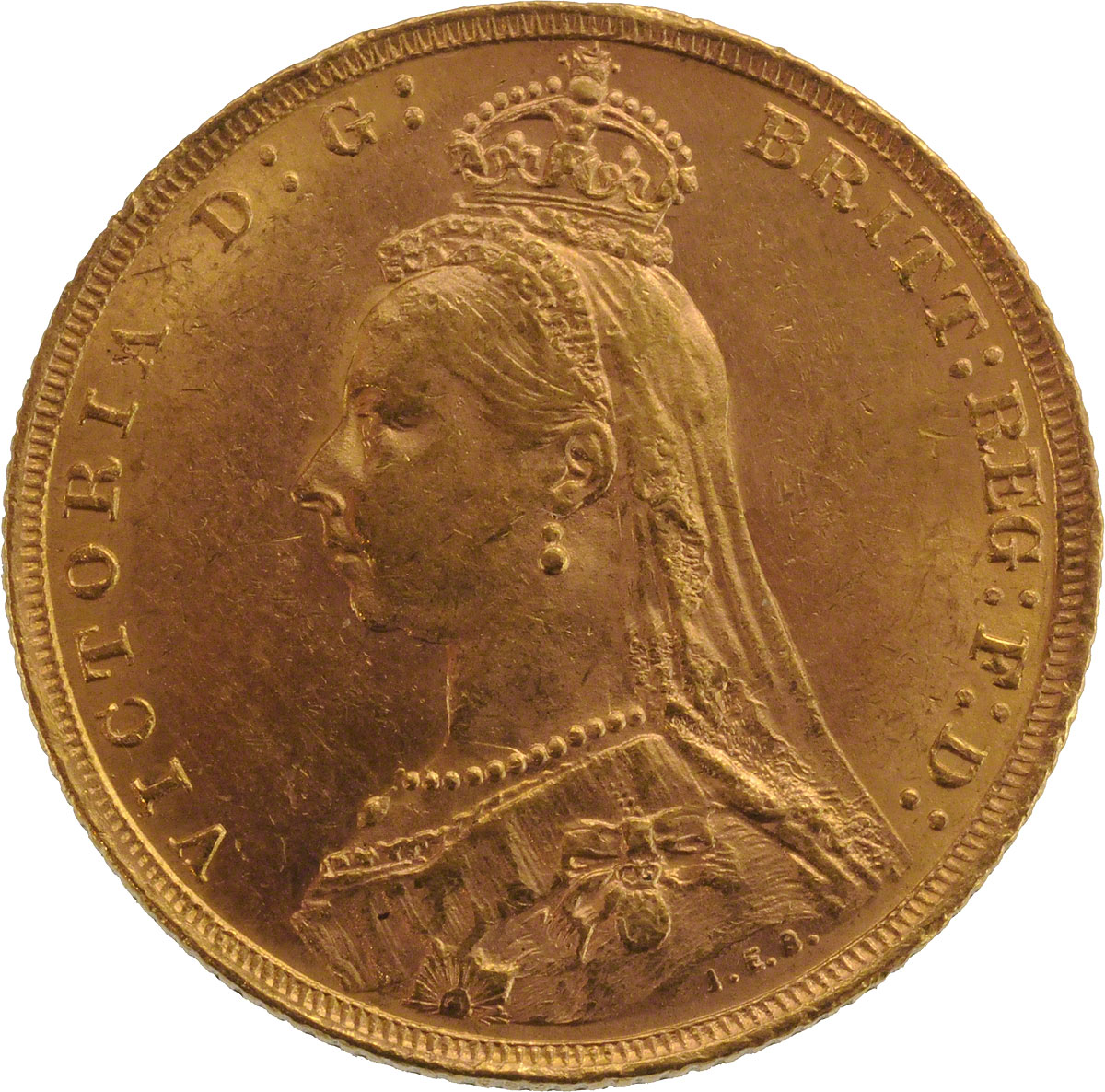 1889 Βικτώρια (Νομισματοκοπείο Λονδίνου)