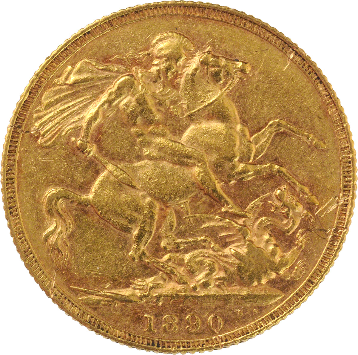 1890 Βικτώρια (Νομισματοκοπείο Λονδίνου)