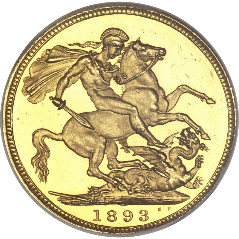 1893 Βικτώρια (Νομισματοκοπείο Λονδίνου)