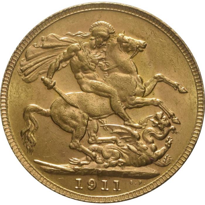 1911 Γεώργιος Ε’ (Νομισματοκοπείο Περθ)