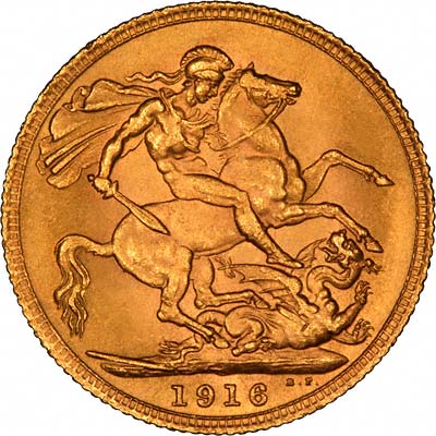 1916 Γεώργιος Ε’ (Νομισματοκοπείο Λονδίνου)