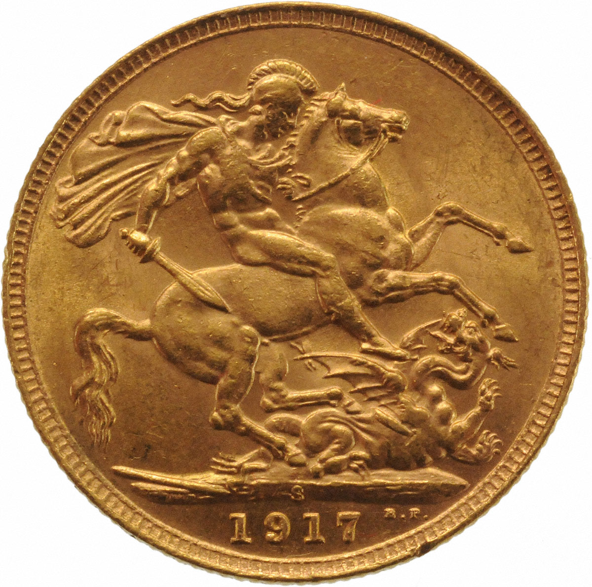 1917 Γεώργιος Ε’ (Νομισματοκοπείο Σίδνεϊ)