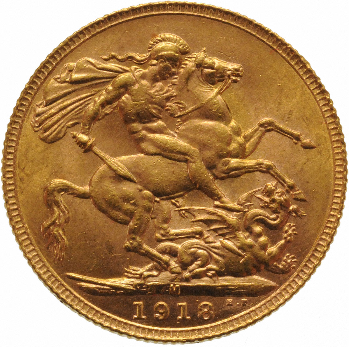 1918 Γεώργιος Ε’ (Νομισματοκοπείο Μελβούρνης)