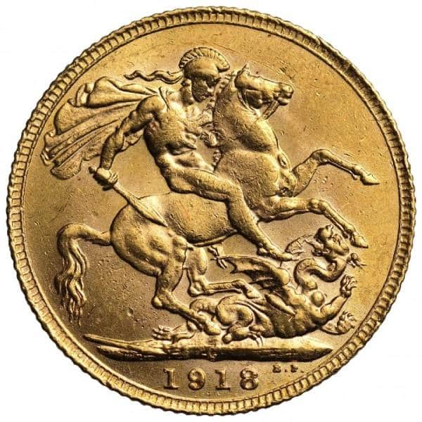 1918 Γεώργιος Ε’ (Νομισματοκοπείο Οττάβα, Καναδάς)