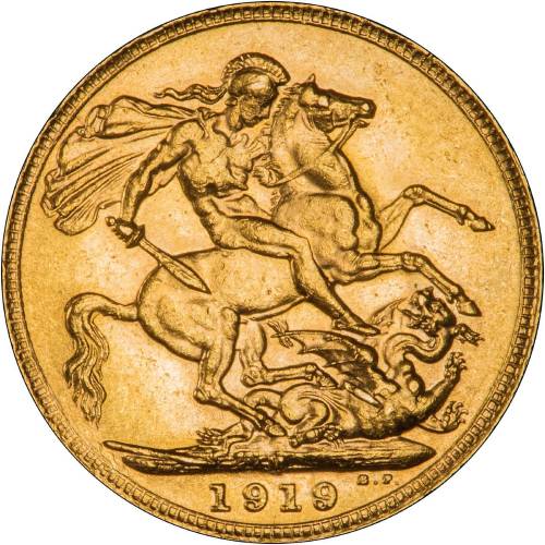 1919 Γεώργιος Ε’ (Νομισματοκοπείο Μελβούρνης)