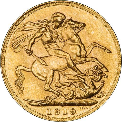 1919 Γεώργιος Ε’ (Νομισματοκοπείο Οττάβα, Καναδάς)