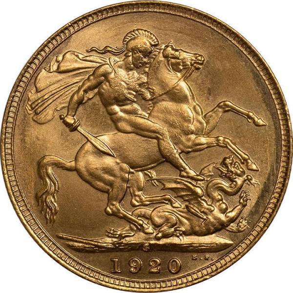1920 Γεώργιος Ε’ (Νομισματοκοπείο Σίδνεϊ)