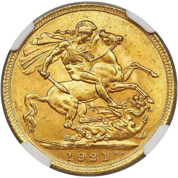 1921 Γεώργιος Ε’ (Νομισματοκοπείο Μελβούρνης)