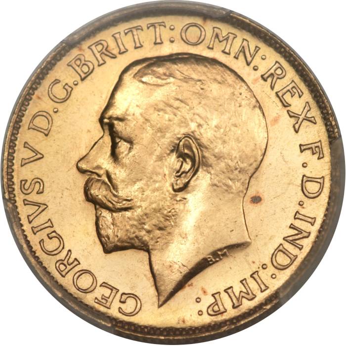 1923 Γεώργιος Ε’ (Νομισματοκοπείο Πρετόρια, Νότια Αφρική)