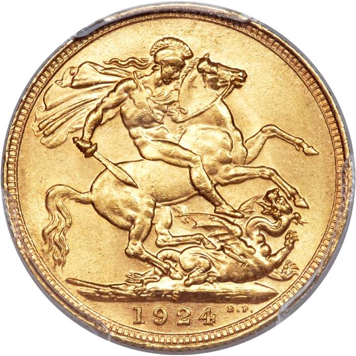 1924 Γεώργιος Ε’ (Νομισματοκοπείο Σίδνεϊ)