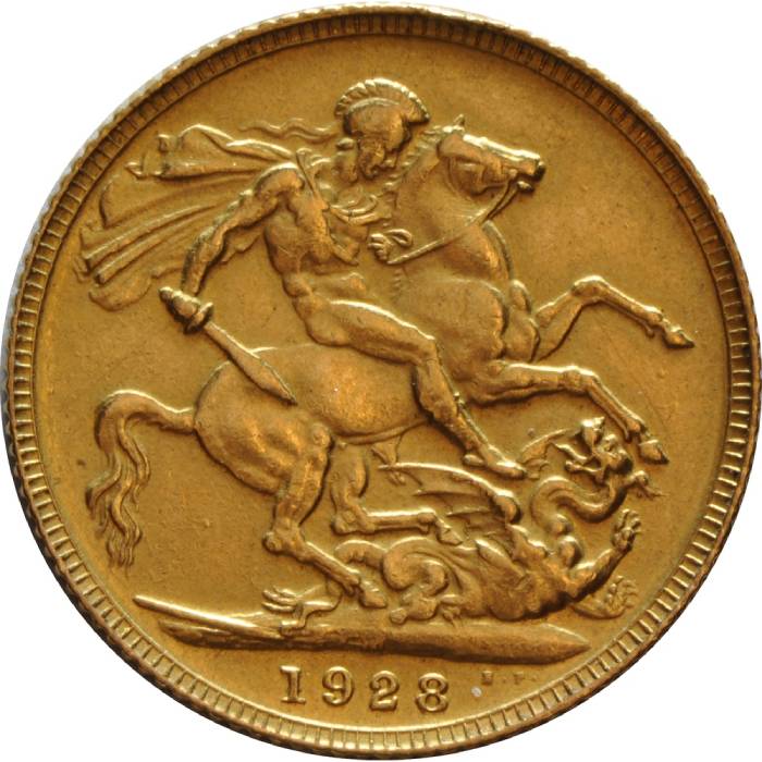 1928 Γεώργιος Ε’ (Νομισματοκοπείο Μελβούρνης)