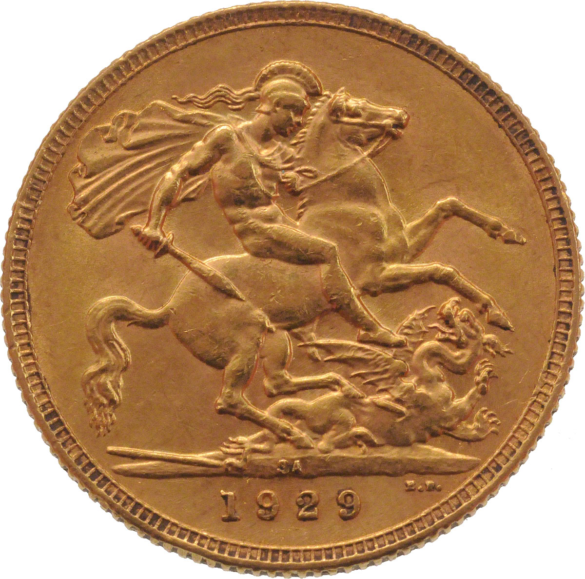 1929 Γεώργιος Ε’ (Νομισματοκοπείο Πρετόρια, Νότια Αφρική)