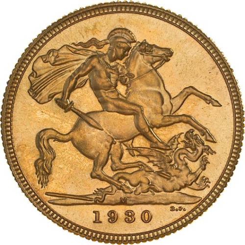 1930 Γεώργιος Ε’ (Νομισματοκοπείο Μελβούρνης)
