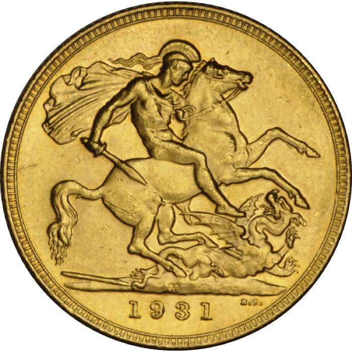 1931 Γεώργιος Ε’ (Νομισματοκοπείο Μελβούρνης)