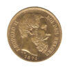 20 Francs Leopold II 1870 1882 obverse size