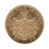 20 Francs Leopold II 1870 1882 reverse size