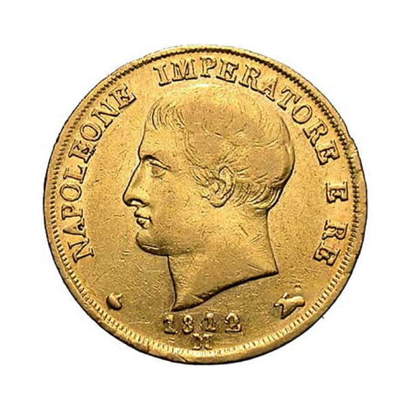 20 Lire Napoleon I 1808 1814 obverse size