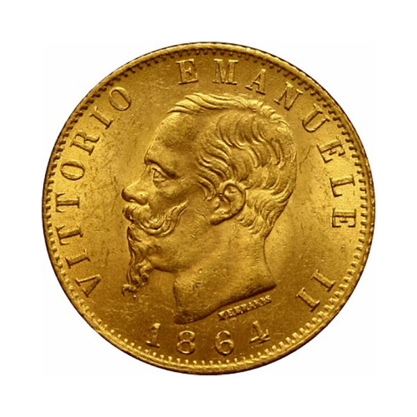 20 Lire Vittorio Emanuele II 1861 1878 obverse size