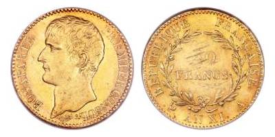 40 francs napoleon i 1802 1803