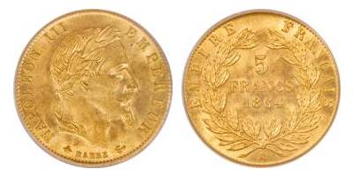 5 francs napoleon iii 1862 1869